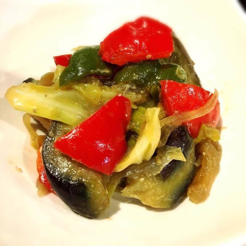 ナスと豚みそ炒め（500）