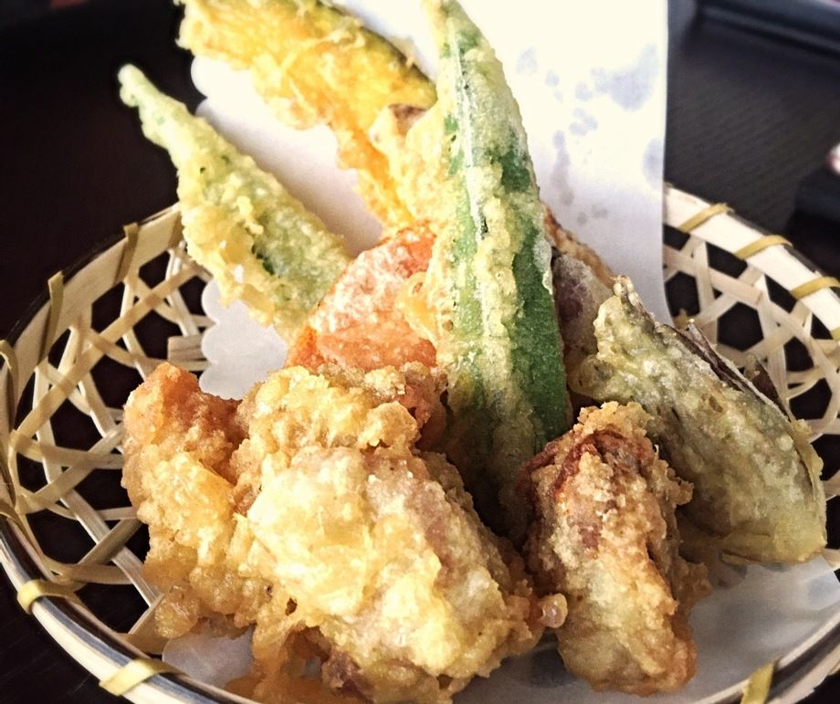 旬の天婦羅盛り合わせ（580円）