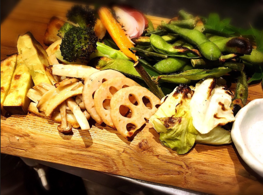 オススメ！旬の石窯焼き　野菜盛り合わせ