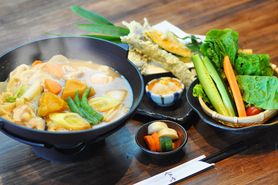 野菜ほうとう天ぷらセット