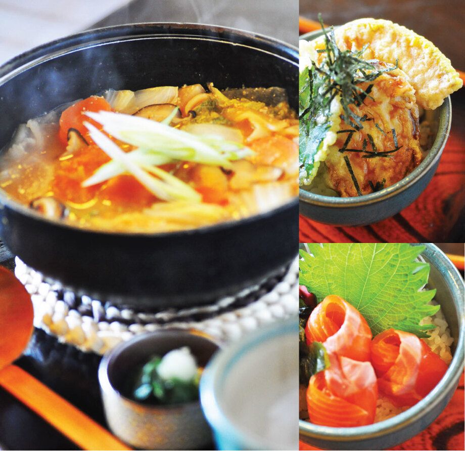 野菜ほうとうミニ丼セット（1580円(税別)）