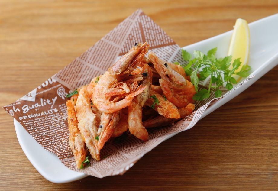 エビのハーブソルトフリット（520円）