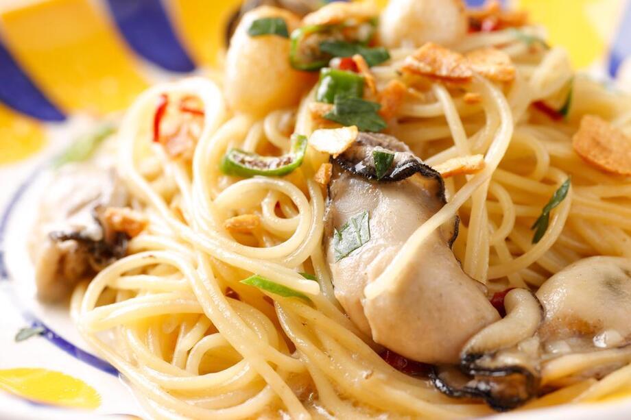 牡蠣オイルのペペロンチーノ（980円）