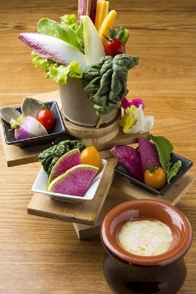 契約農家のバーニャカウダ