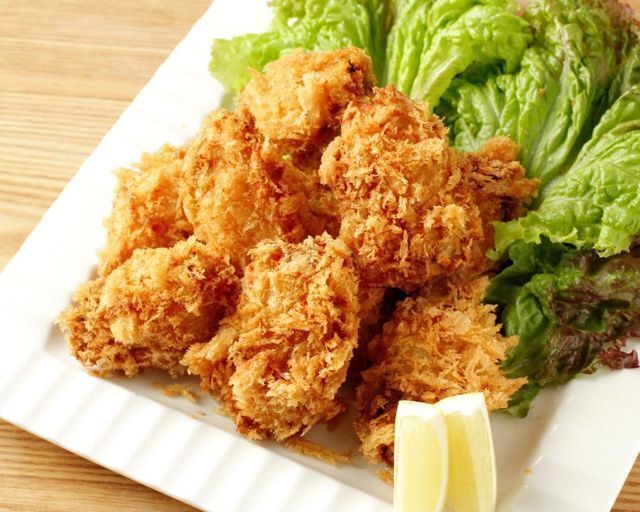 広島安芸津産　大粒カキフライ（1P 300円）