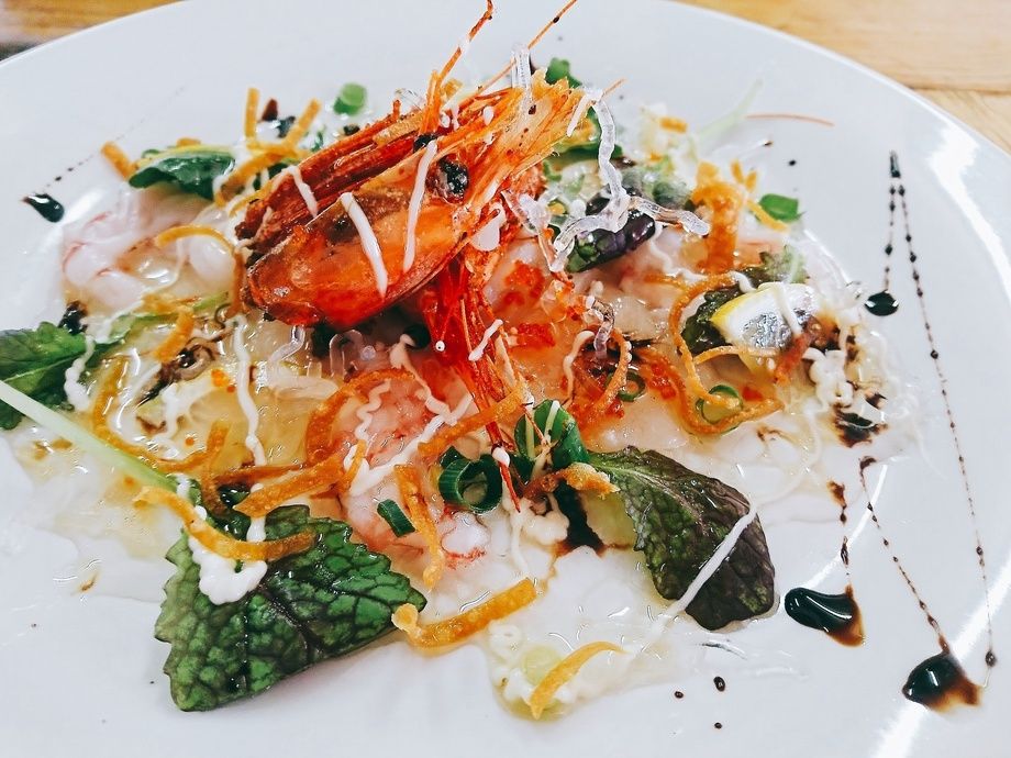 甘えびと帆立のカルパッチョ（1520）