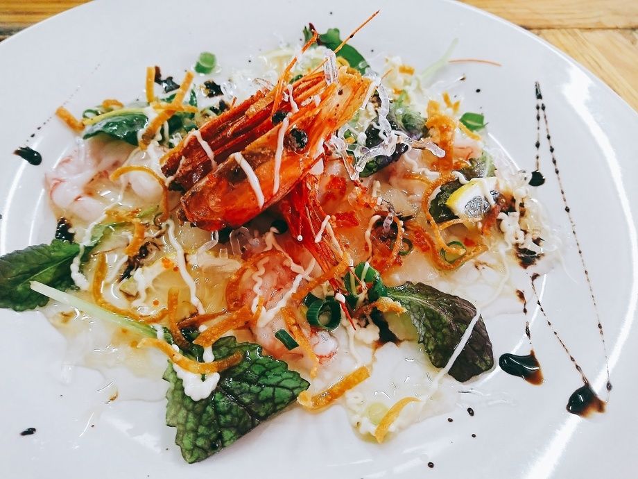 甘えびと帆立のカルパッチョ（1520）