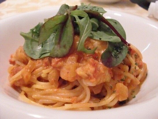 海老のトマトクリームパスタ（1430）