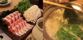 【冬限定】三陸生わかめと豚肉のしゃぶしゃぶ鍋