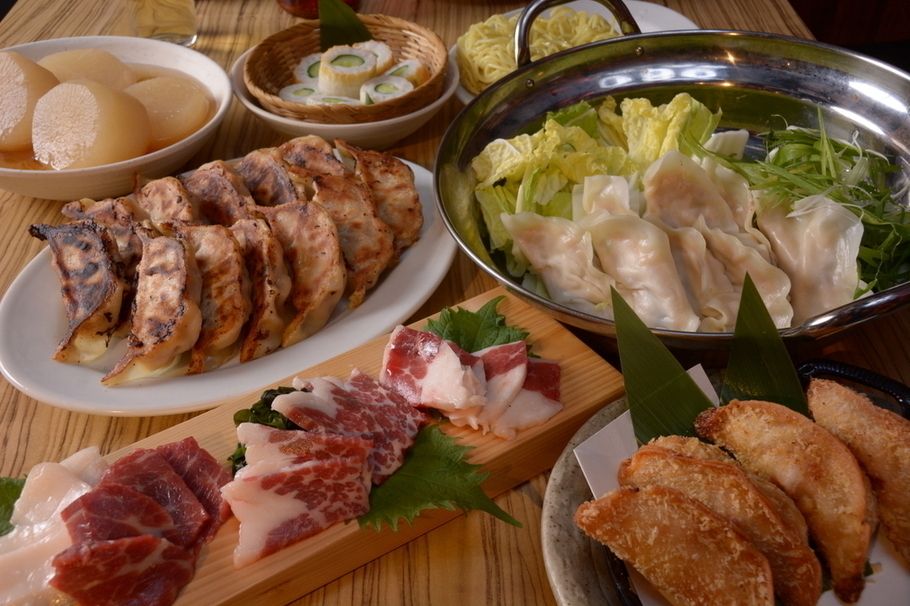 「THE 宴会」　〜餃子・馬刺・おでん堪能コース〜(お食事のみ：飲み放題もお付けできます）