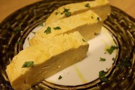 鴨肉と焼き葱の出汁巻き卵