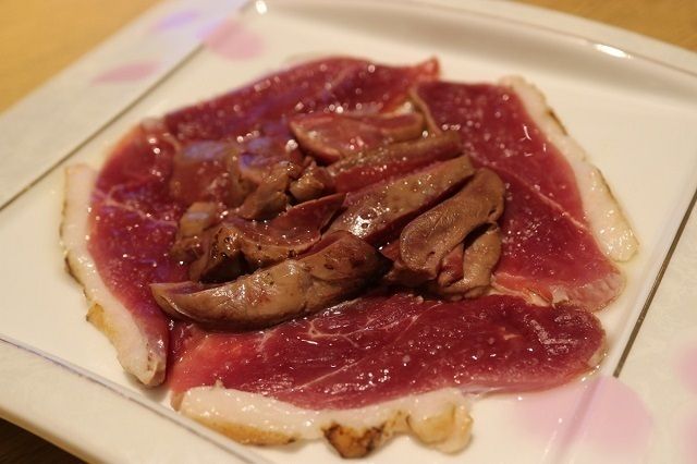 超新鮮!鴨のお刺身盛り合わせ