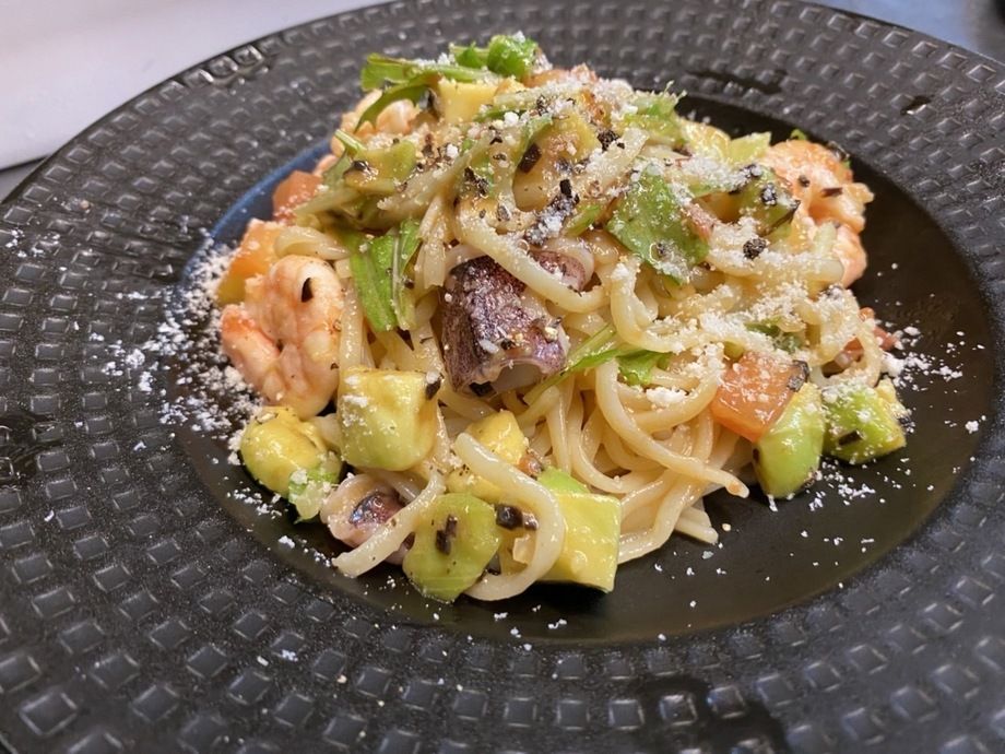 ⑧白ごま汁なし坦々パスタ