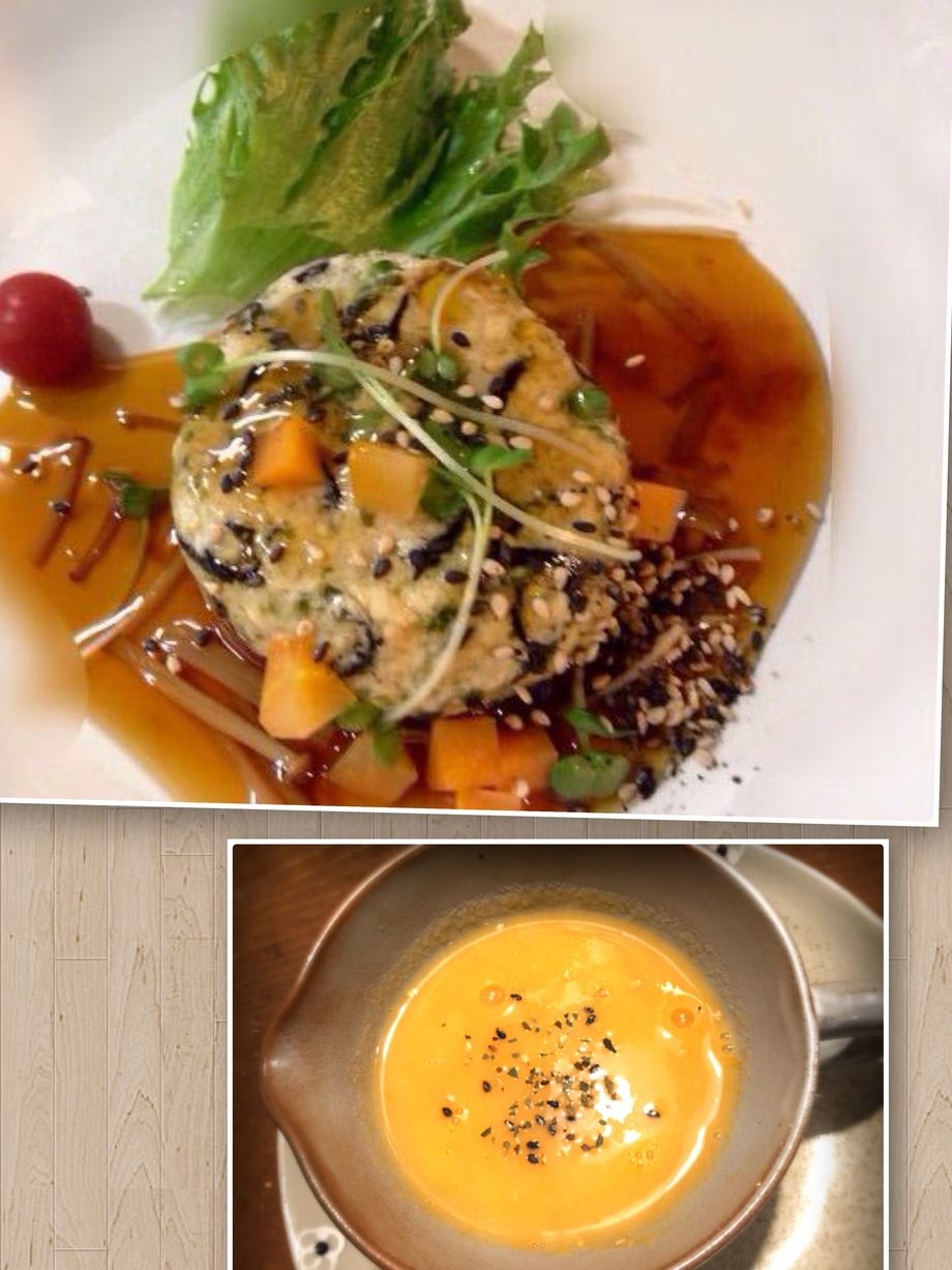 黒豆とヒジキの山芋豆腐（970円）