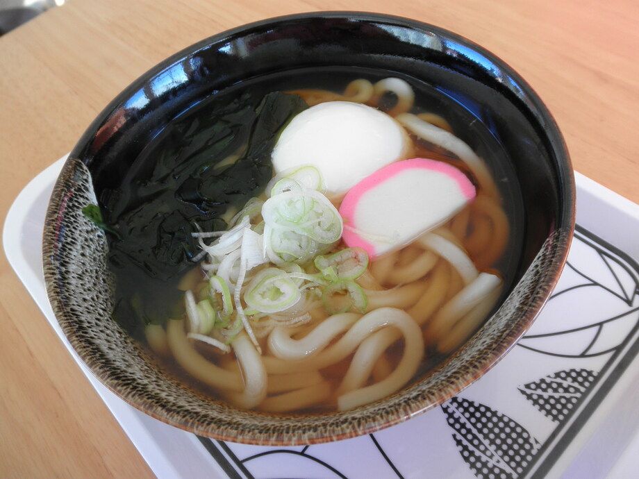 うどん　月見