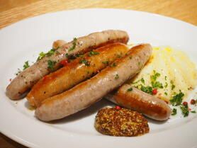 マンガリッツァ豚のソーセージ3種盛り合わせ