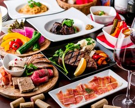 ☆プレミアム☆鹿角牛と黒毛和牛食べ比べコース☆2時間飲み放題付全8品