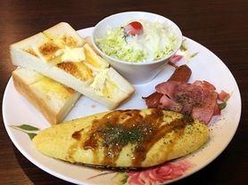 オムレツモーニング  ８時30分〜