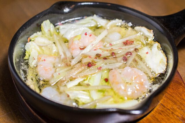 マッシュルームの生姜アヒージョ