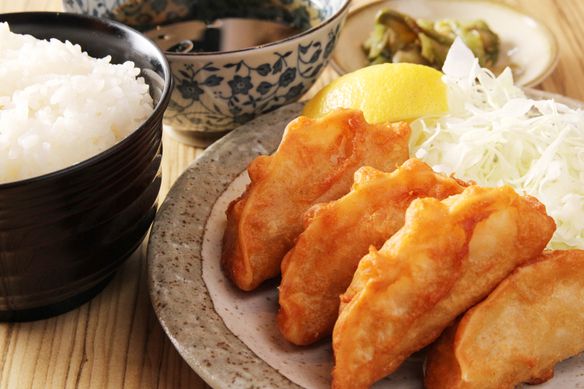 餃子の唐揚げランチ（4個）