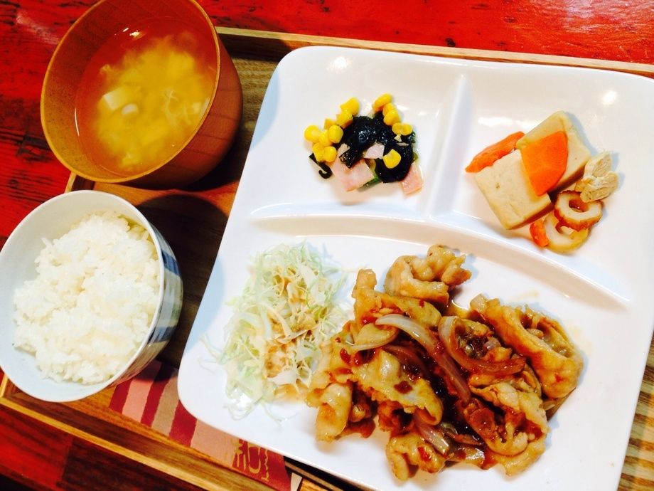 豚の生姜焼き定食（680）