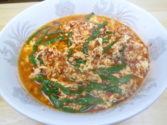 旨辛にんにくラーメン（ニラ入り）一番人気！