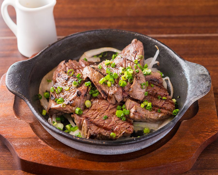 牛ハラミ肉のグリル