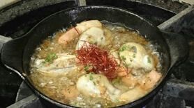 海老とブロッコリのアヒージョ