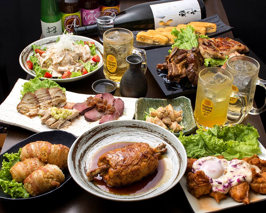 【2時間飲み放題付】3,000円（税込）コース〈全8品〉宴会、接待、飲み会、忘年会、新年会、下見（3000）