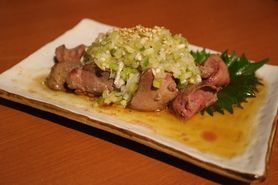 大山鶏のレバテキ