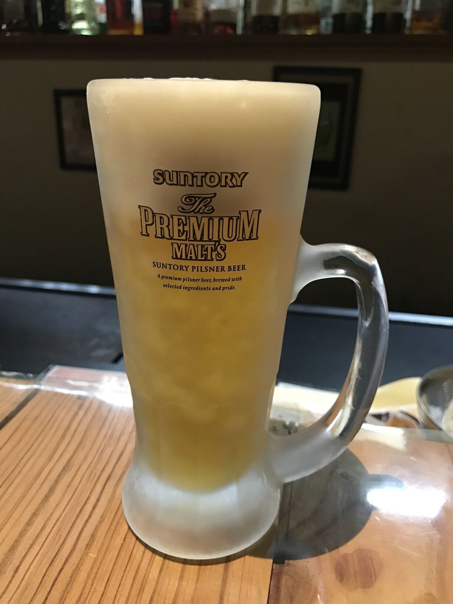 生ビール(キンキンに冷えてます！)