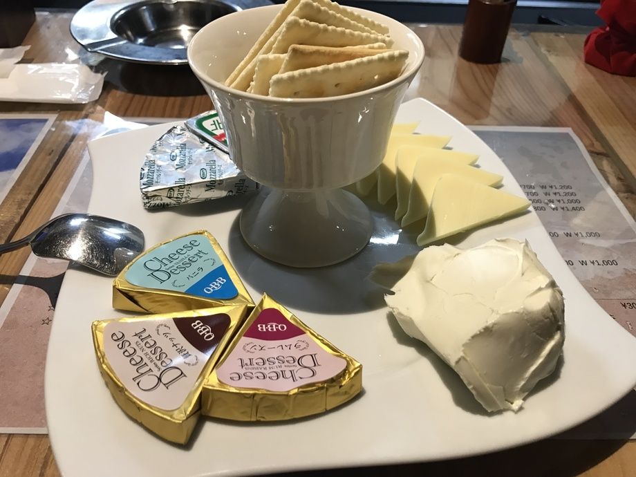 チーズ盛り合わせ