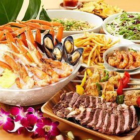 ～14日【5000円⇒4500円得ﾛｲﾔﾙｺｰｽ】豪華ｼｰﾌｰﾄﾞ＆Ｗｽﾃｰｷ＆ｶﾞｰﾘｯｸｼｭﾘﾝﾌﾟなど★金・土限定★【女子会 宴会】