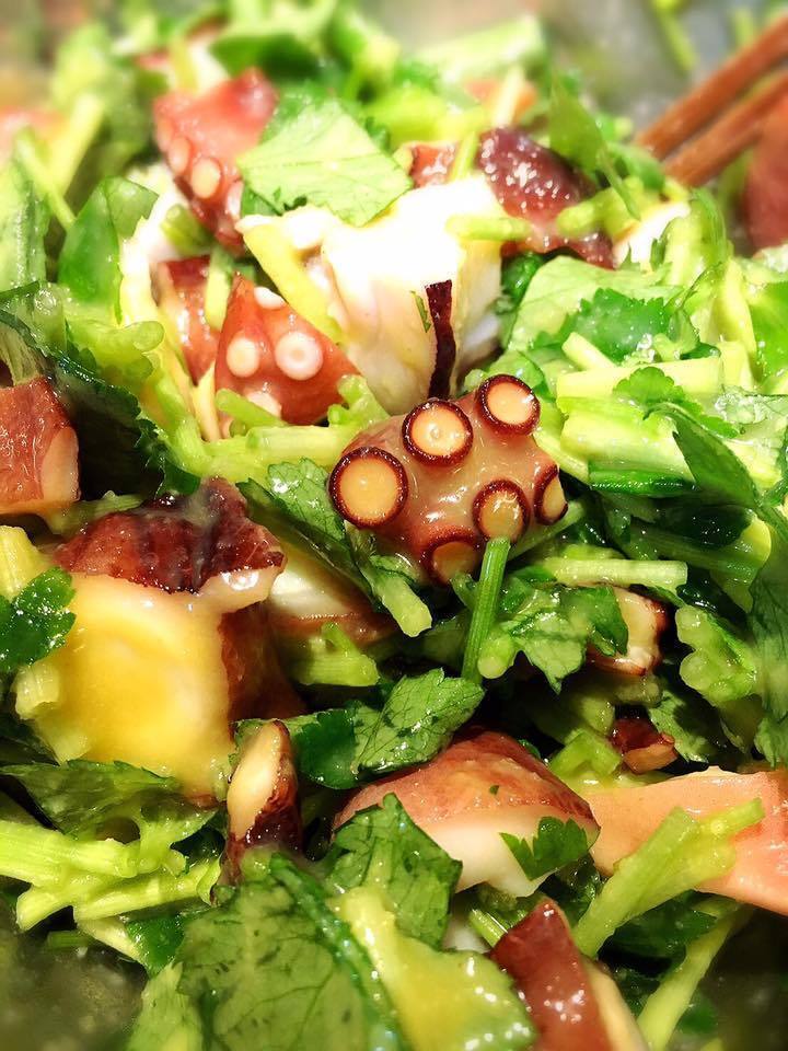 たこみつば辛子酢みそあえ（400）