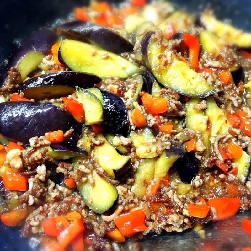 ナスミンチ大根おろし炒め（500）