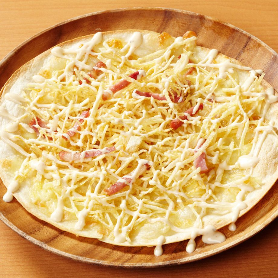 おつまみトルティーヤピザ