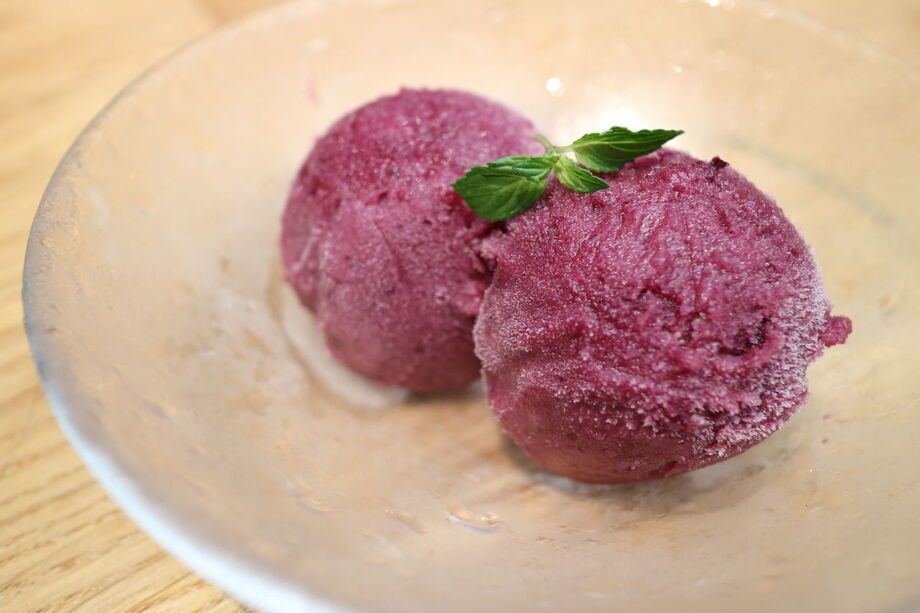 季節果実のソルベ