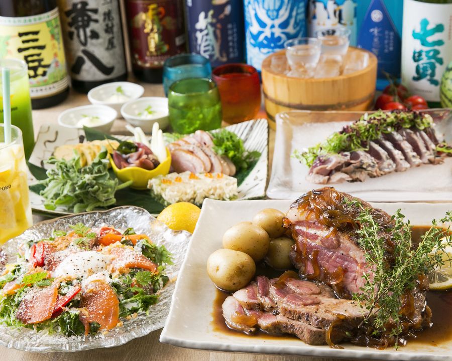 【2.5時間飲み放題付】名物コース（お肉料理メイン）〈全12品〉（お１人様 4,580円（税込4,946円））