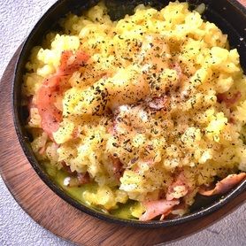 ハイジのスキレットチーズリゾット
