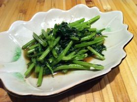 空芯菜のサンバル炒め