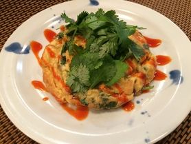 パクチーオムレツ