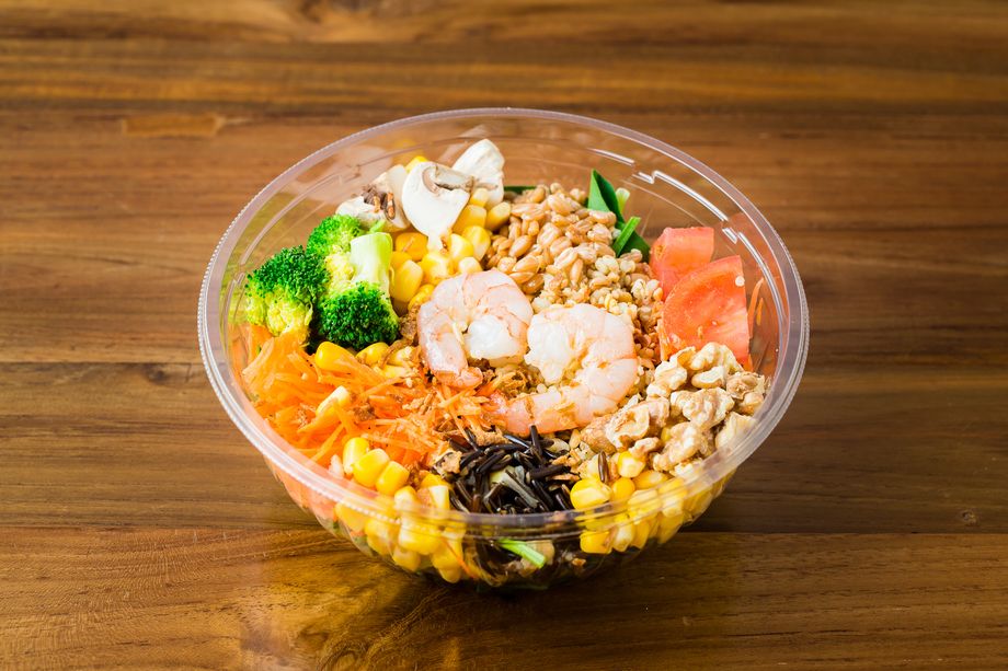 シュリンプトマトライスサラダ