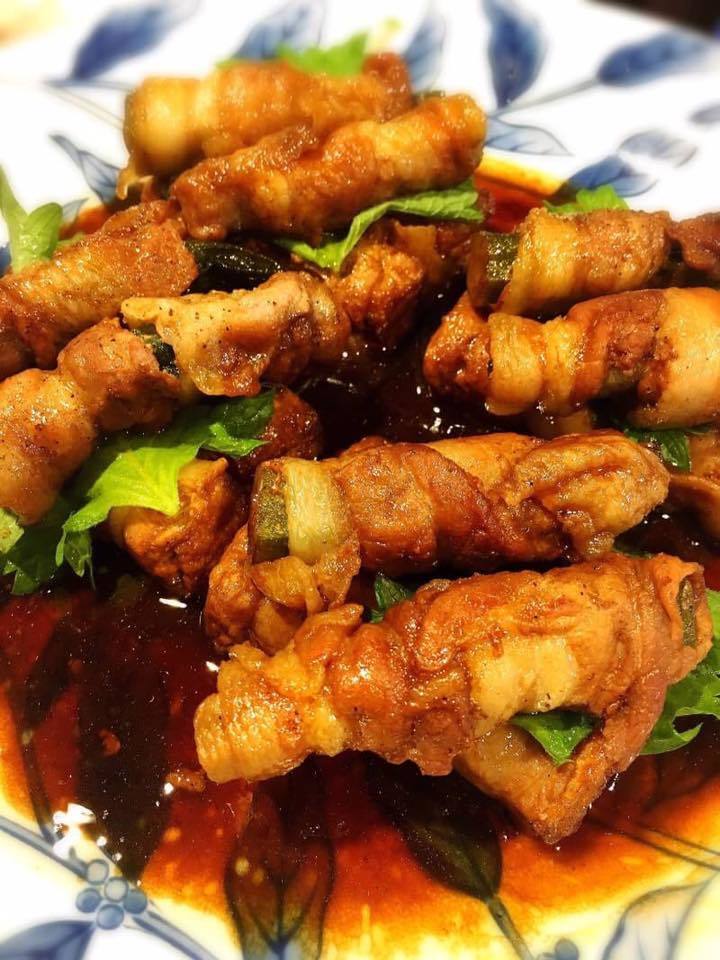 厚揚げオクラ豚巻き（500）