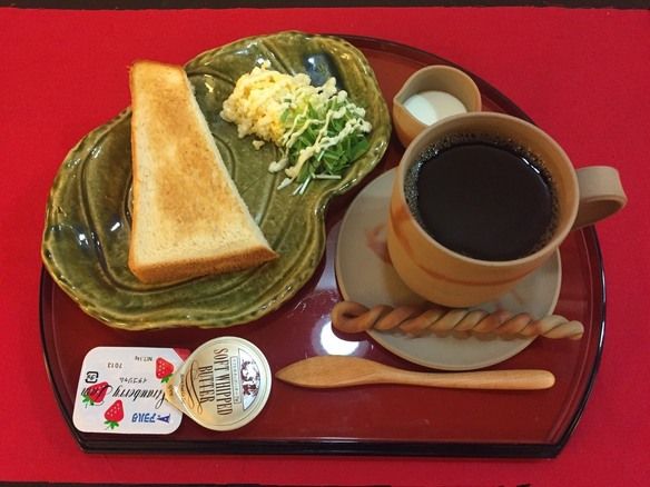 Aセット（トースト、ホットコーヒー）