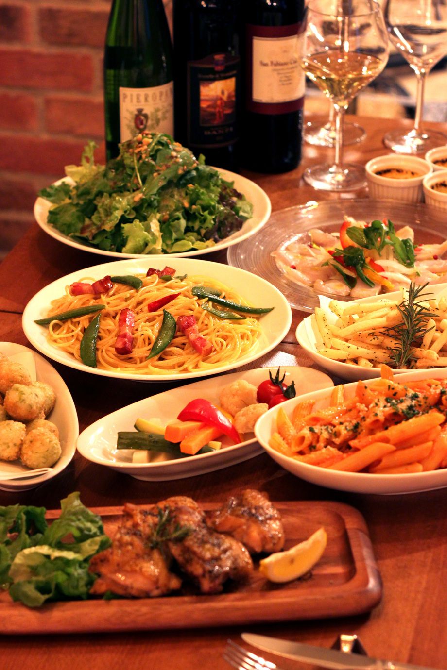 【お好きなものを選べる】2時間飲み放題付"フェリーチェコース"（4000円）