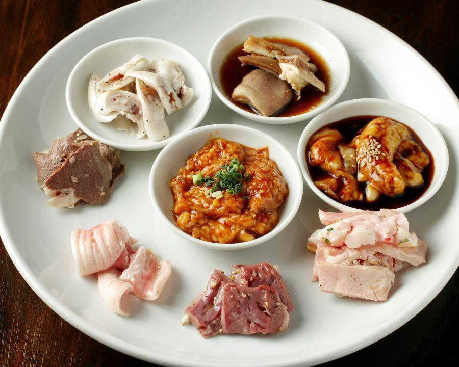 【善のおすすめ】新鮮ホルモン6種盛