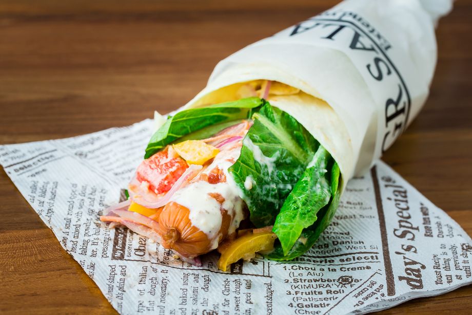 サルサウインナーラップ