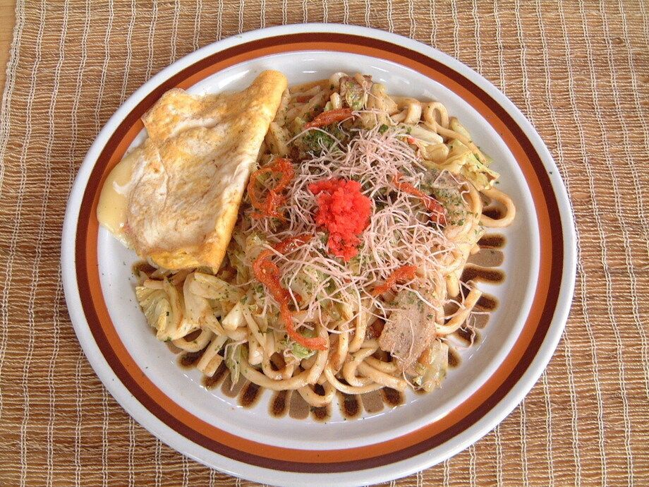 ちょっと辛めの焼うどん