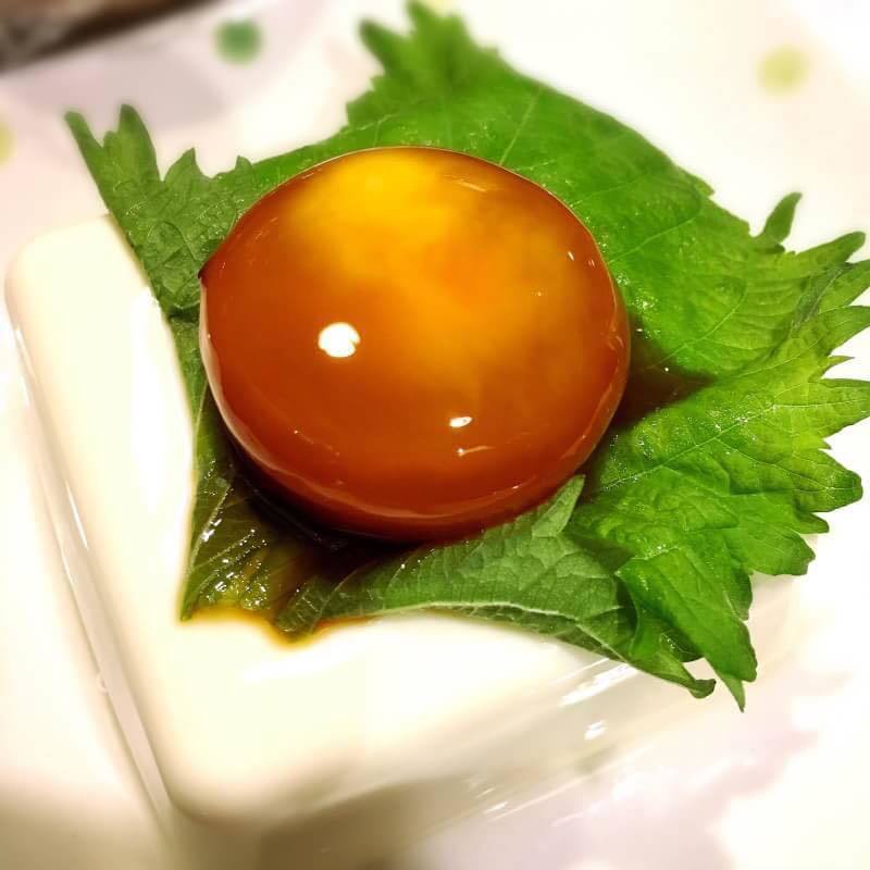 卵黄しょうゆ漬冷やっこ（450）