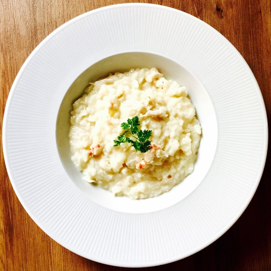 ズワイガニのクリームリゾット（1280）